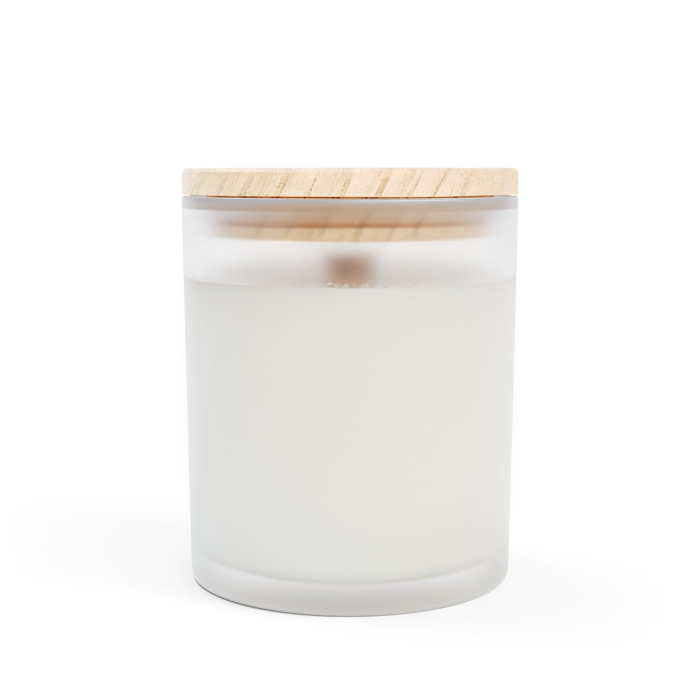 MoonLight 11oz Frosted Glass Candle - Cozy Atmosphere for Relaxation & Gifts