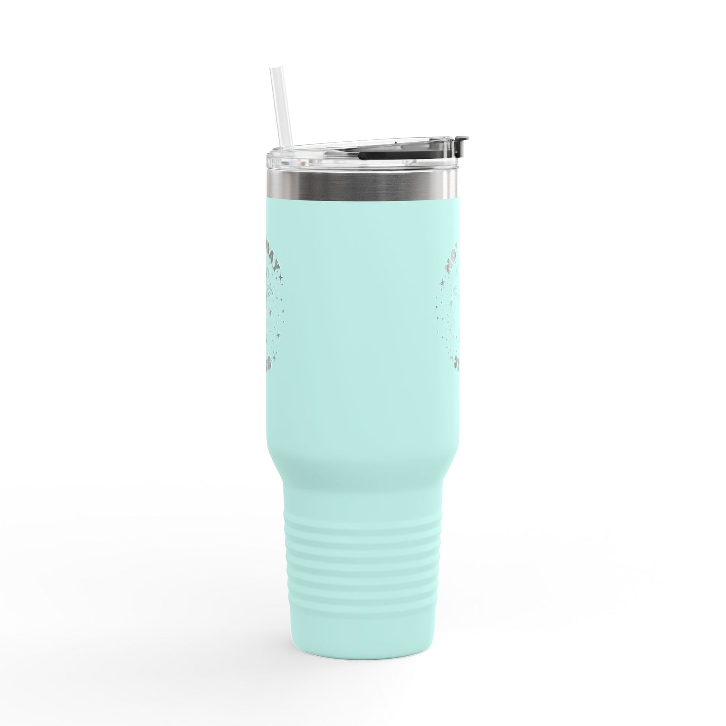 Not Today Jesus Insulated Travel Mug - 40oz Coffee Cup for Everyday Inspiration