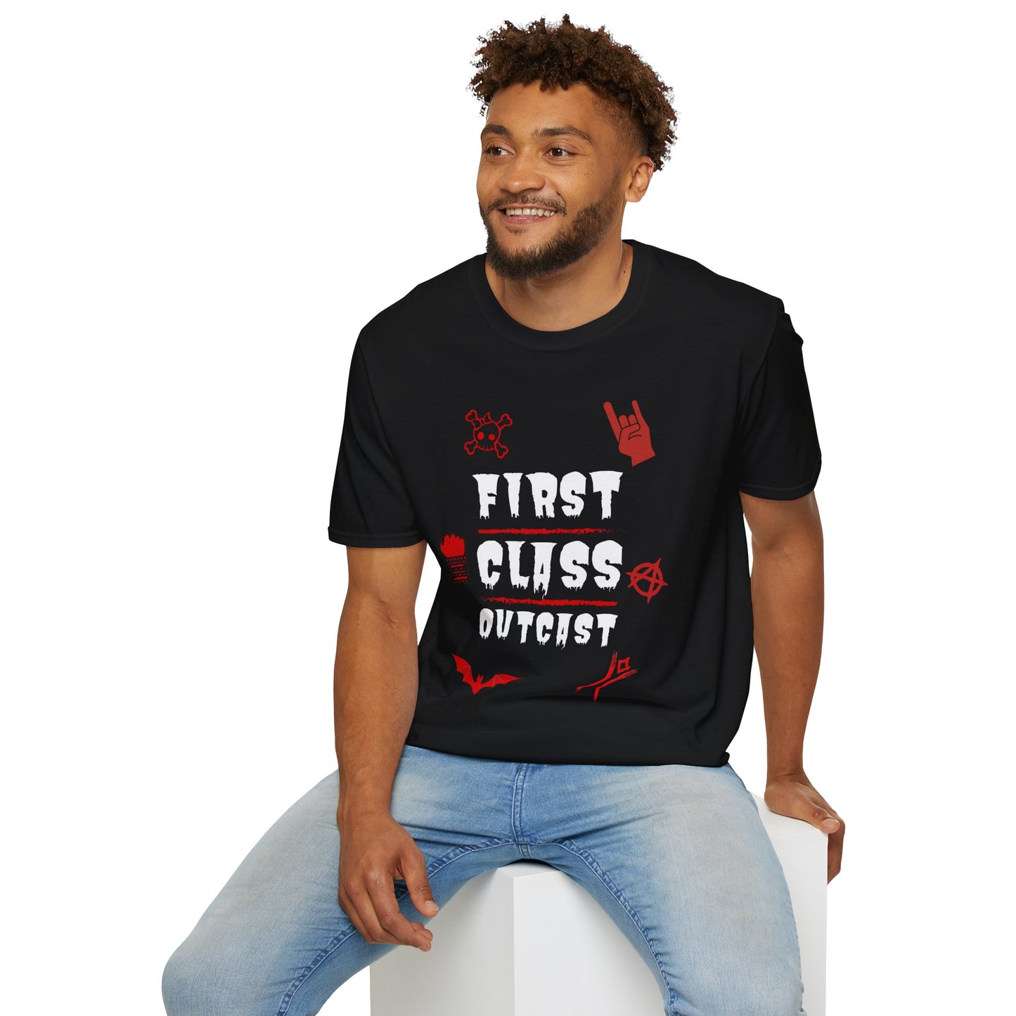 'First Class Outcast' T-Shirt