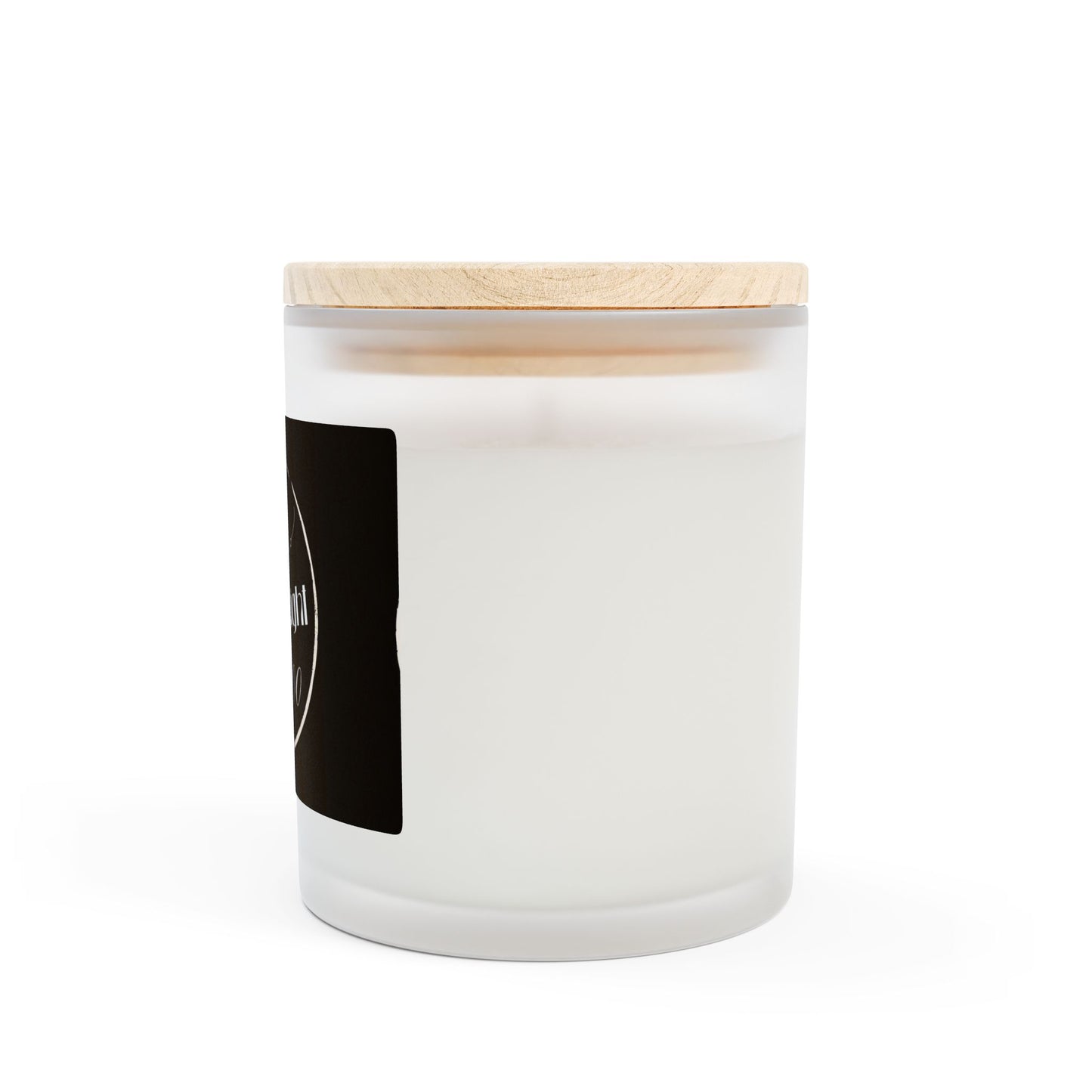 MoonLight 11oz Frosted Glass Candle - Cozy Atmosphere for Relaxation & Gifts