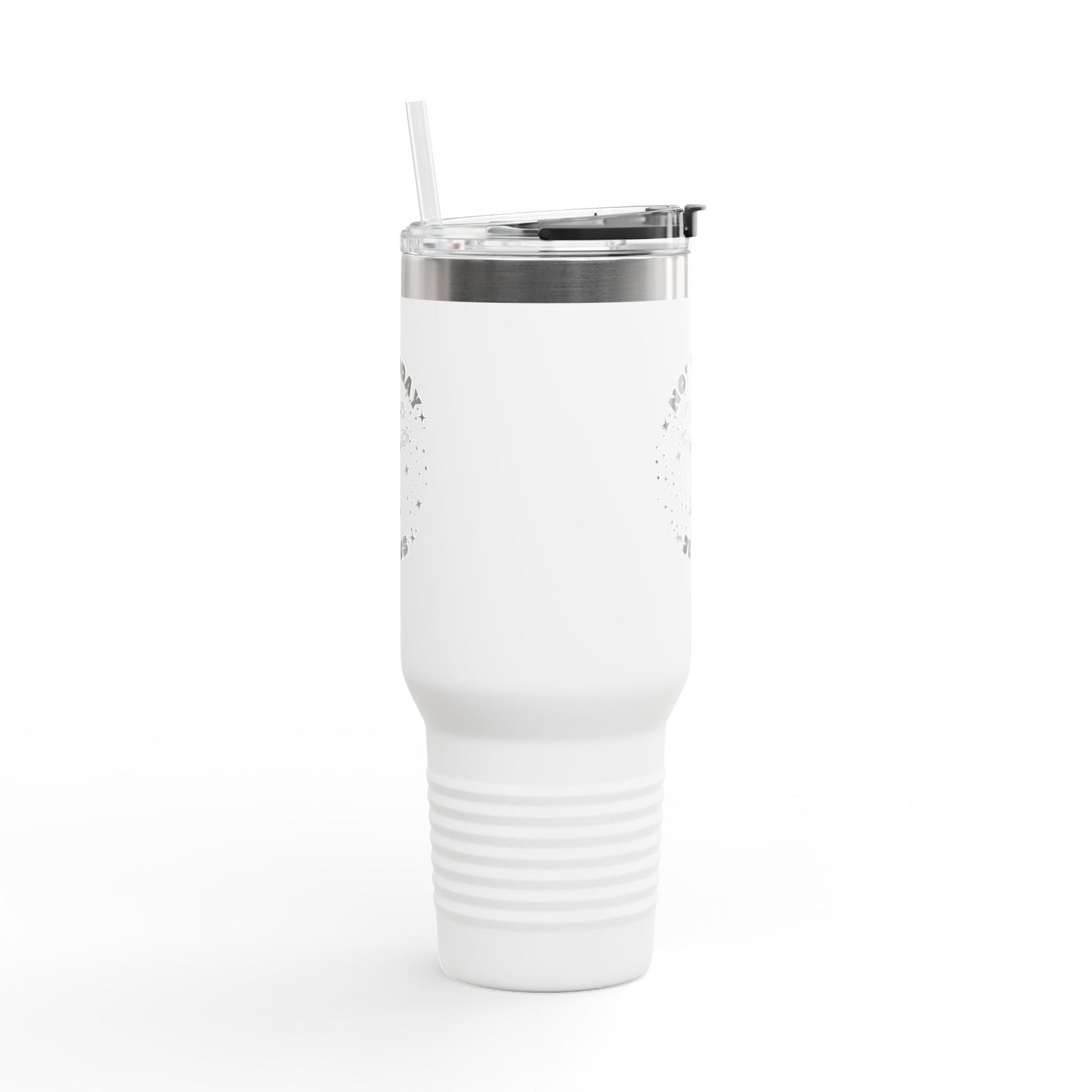 Not Today Jesus Insulated Travel Mug - 40oz Coffee Cup for Everyday Inspiration