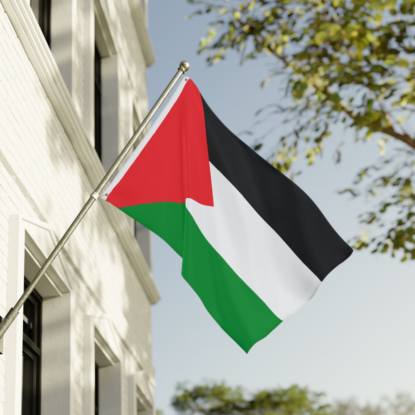 Palestine Double-Sided Flag (Durable Outdoor/Indoor, Grommets)