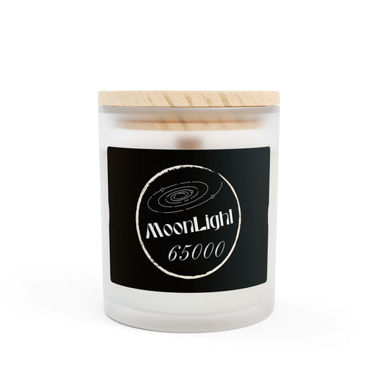 MoonLight 11oz Frosted Glass Candle - Cozy Atmosphere for Relaxation & Gifts