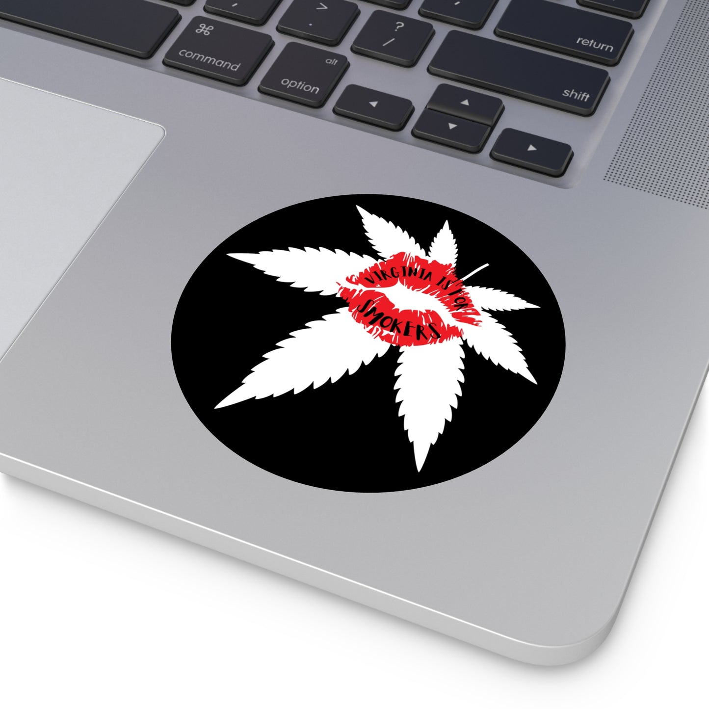 Virginia is For Smokers Round Sticker