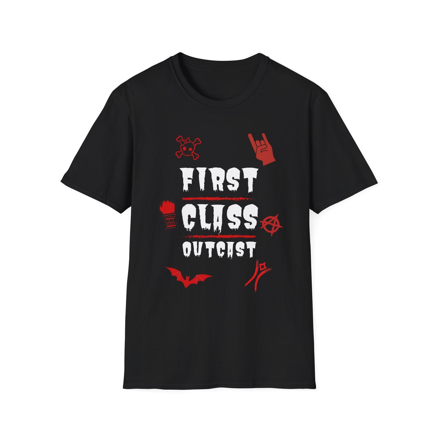 'First Class Outcast' T-Shirt