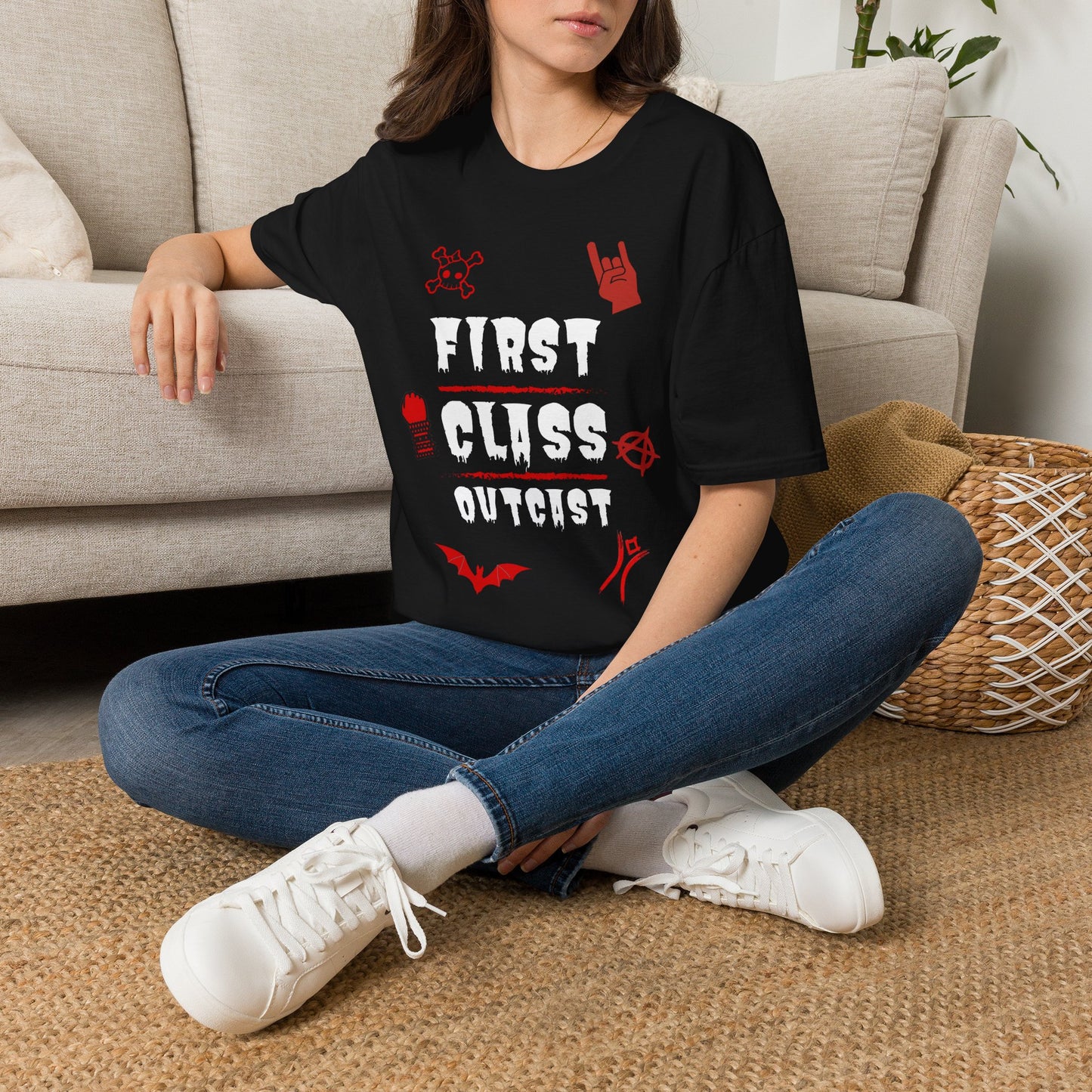 'First Class Outcast' T-Shirt