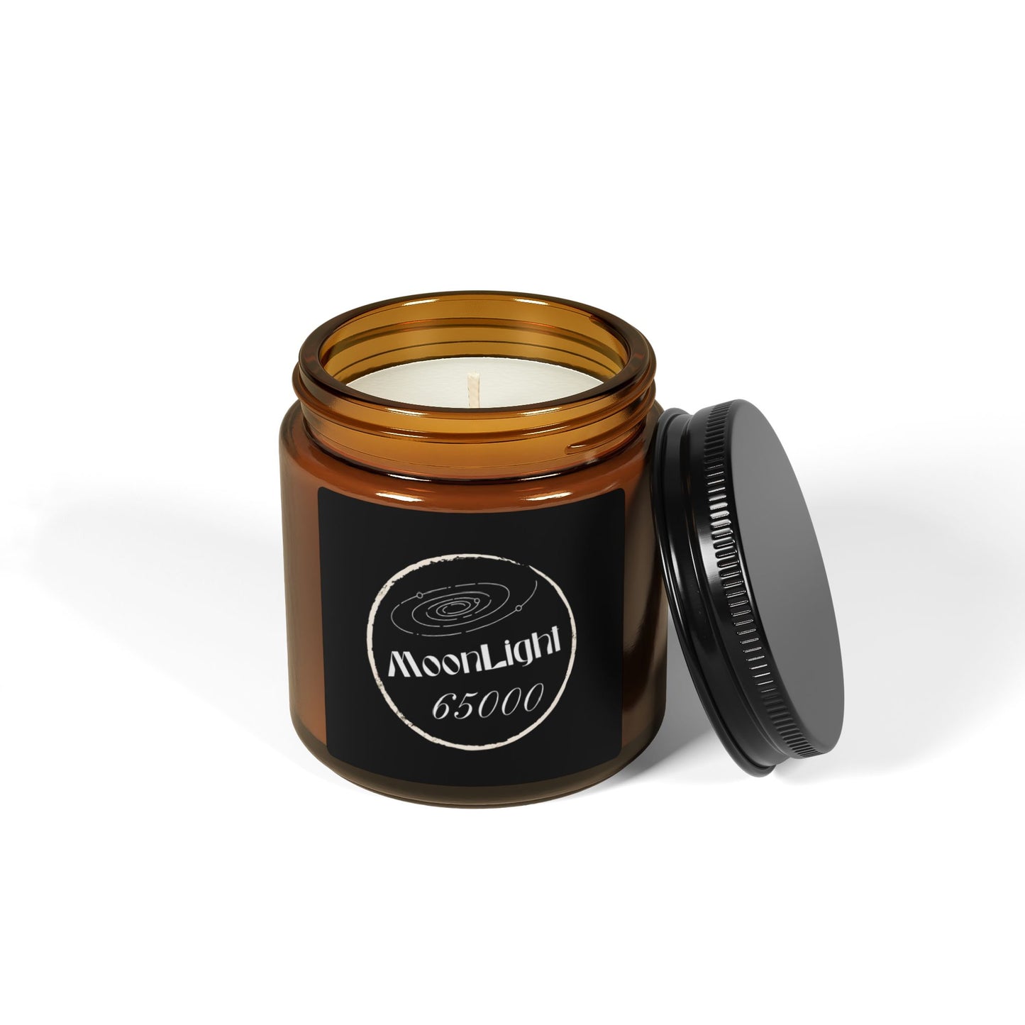 Scented Soy Candle (Multi-Size, Amber Jar)