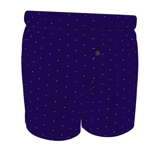 Blue Dot Silk Boxer Shorts