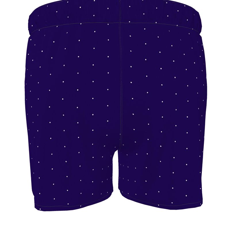 Blue Dot Silk Boxer Shorts