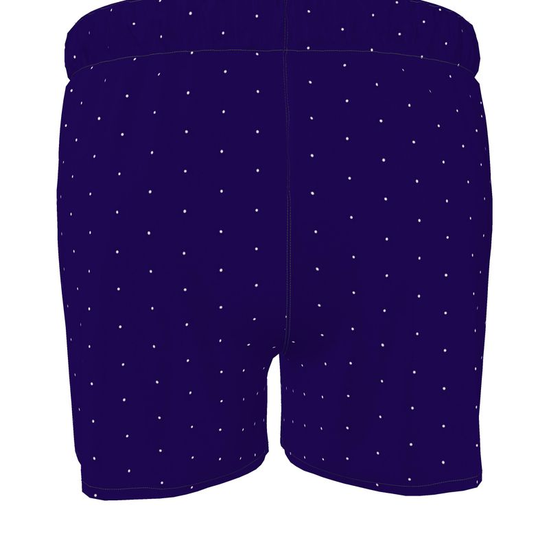 Blue Dot Silk Boxer Shorts