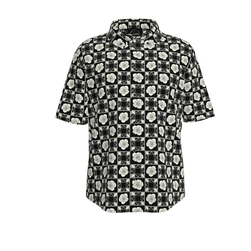 Rose Deco Short Sleeve Shirt