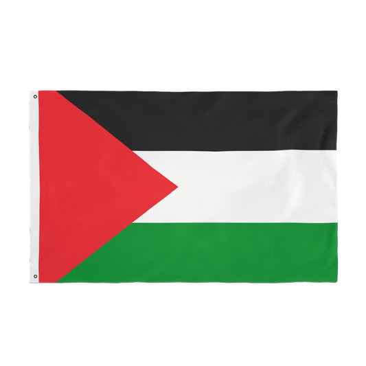 Palestine Double-Sided Flag (Durable Outdoor/Indoor, Grommets)