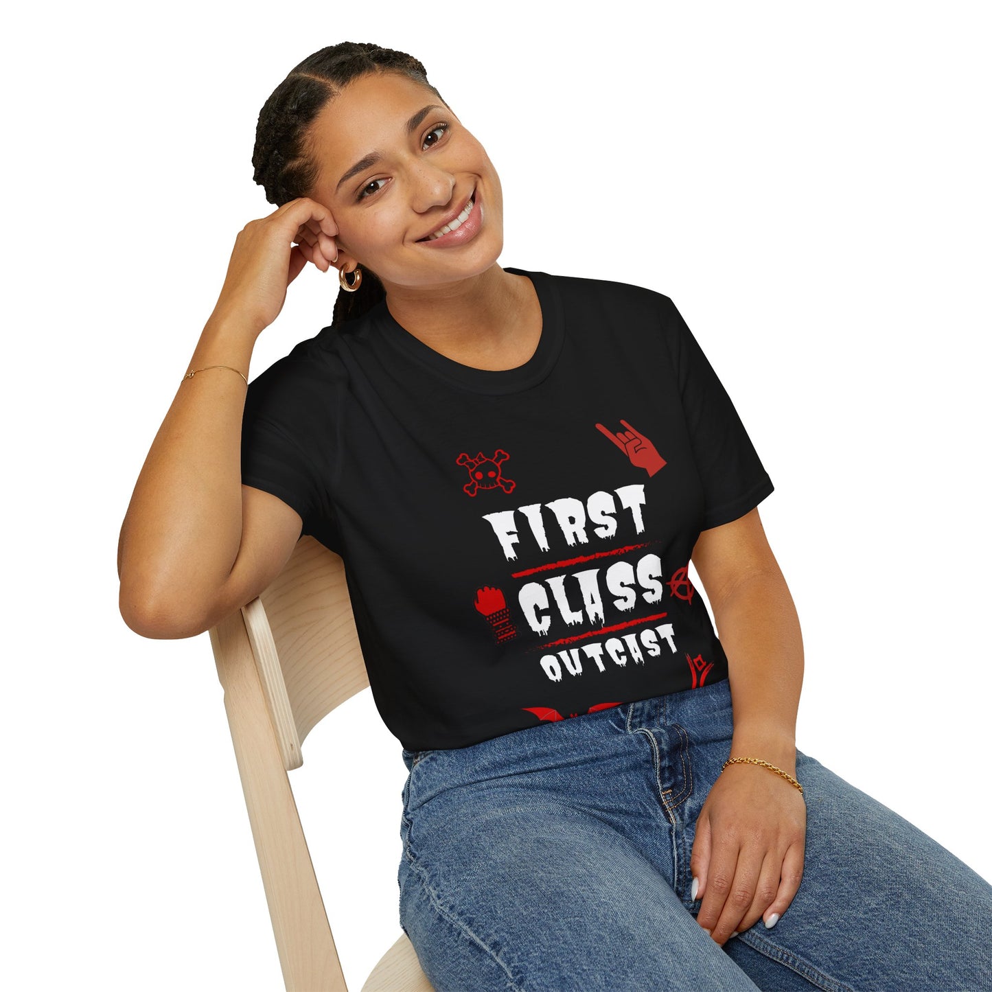'First Class Outcast' T-Shirt