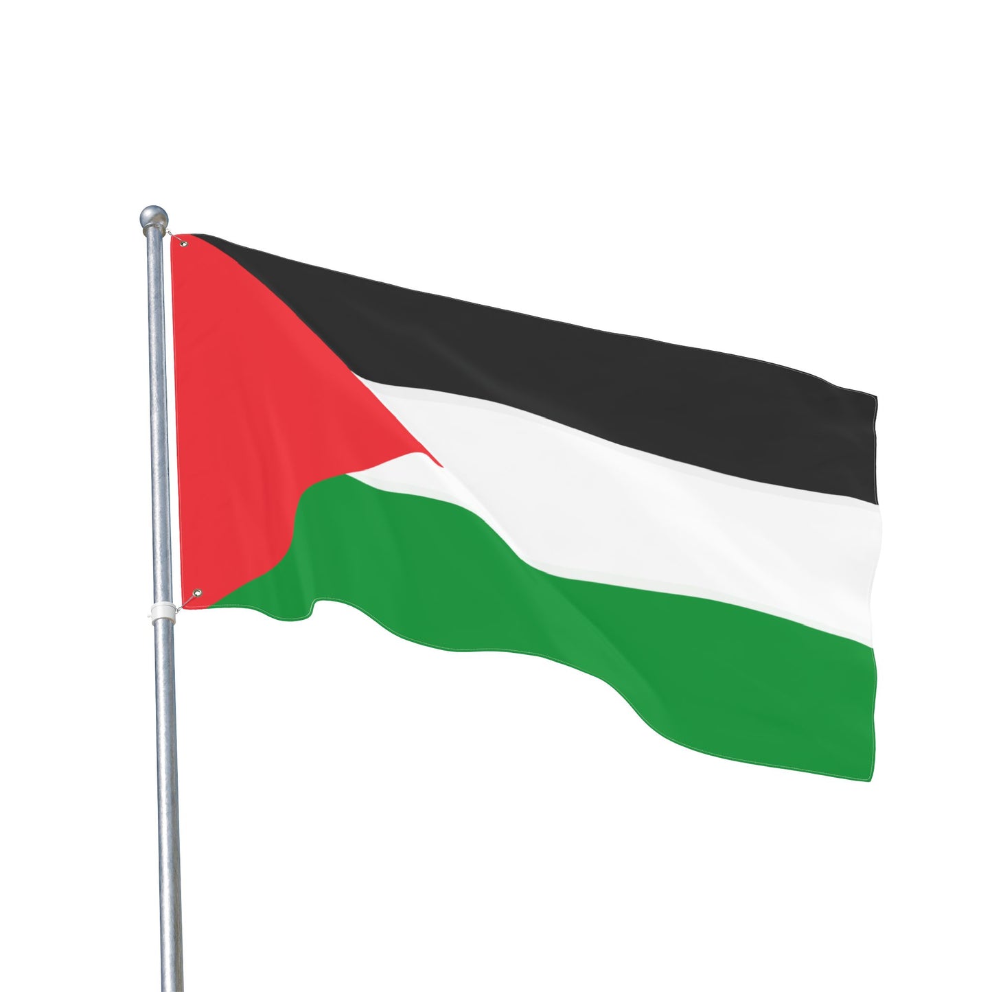 Palestine Double-Sided Flag (Durable Outdoor/Indoor, Grommets)
