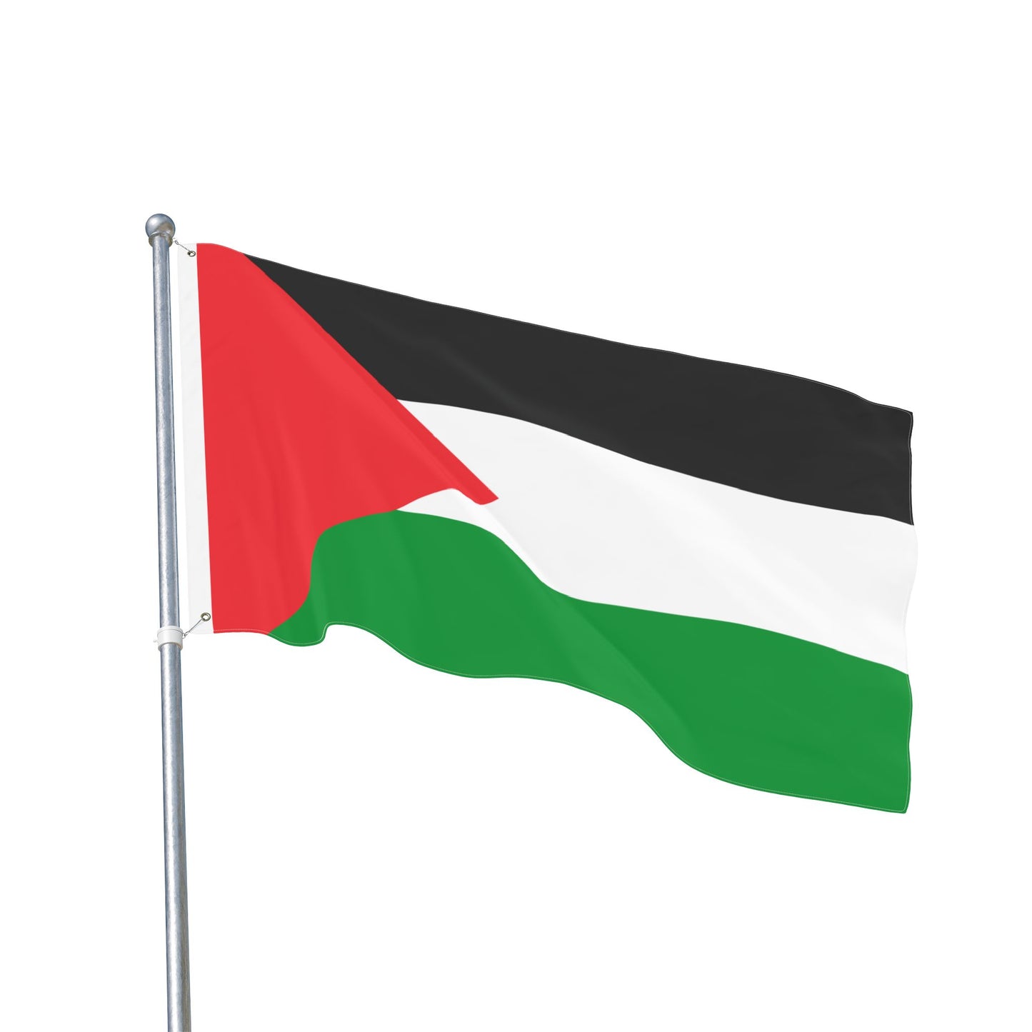 Palestine Double-Sided Flag (Durable Outdoor/Indoor, Grommets)