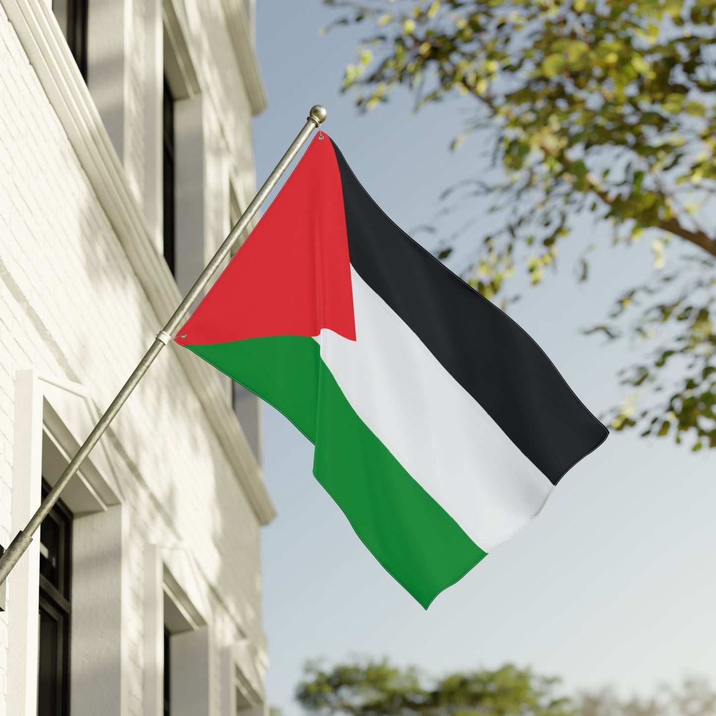 Palestine Double-Sided Flag (Durable Outdoor/Indoor, Grommets)
