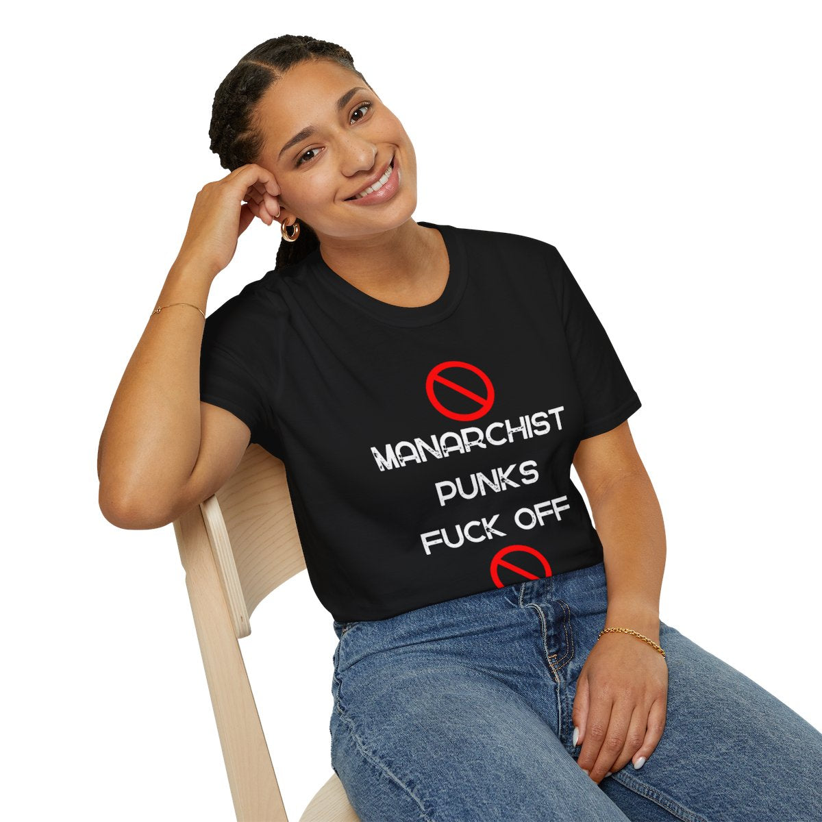 'Manarchist Punks Fuck Off' T-Shirt